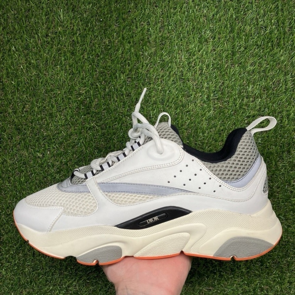 Dior Cream Sneakers with Orange Soles B22 sneakers Unisex sz 37 - Picture 16 of 16